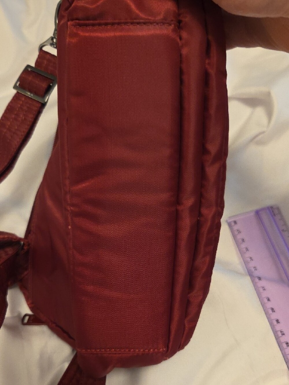 Lug Dark Red Scoop Crossbody - Picture 8 of 8